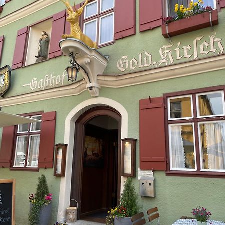 Hotel Goldner Hirsch Dinkelsbühl Esterno foto